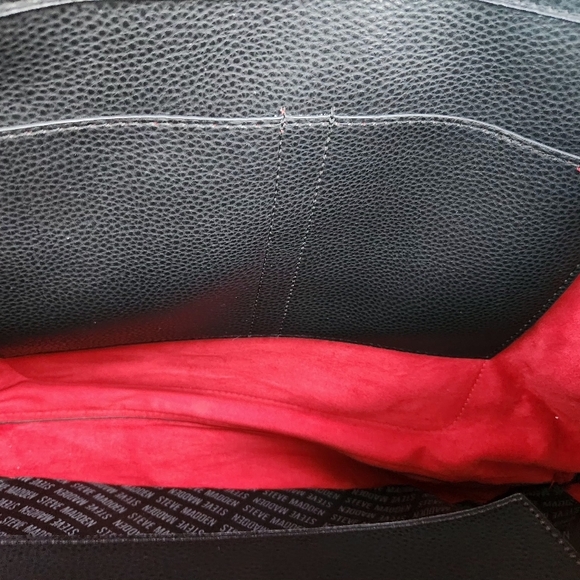 Steve Madden Black Women's Large Tore Bag - Picture 10 of 10